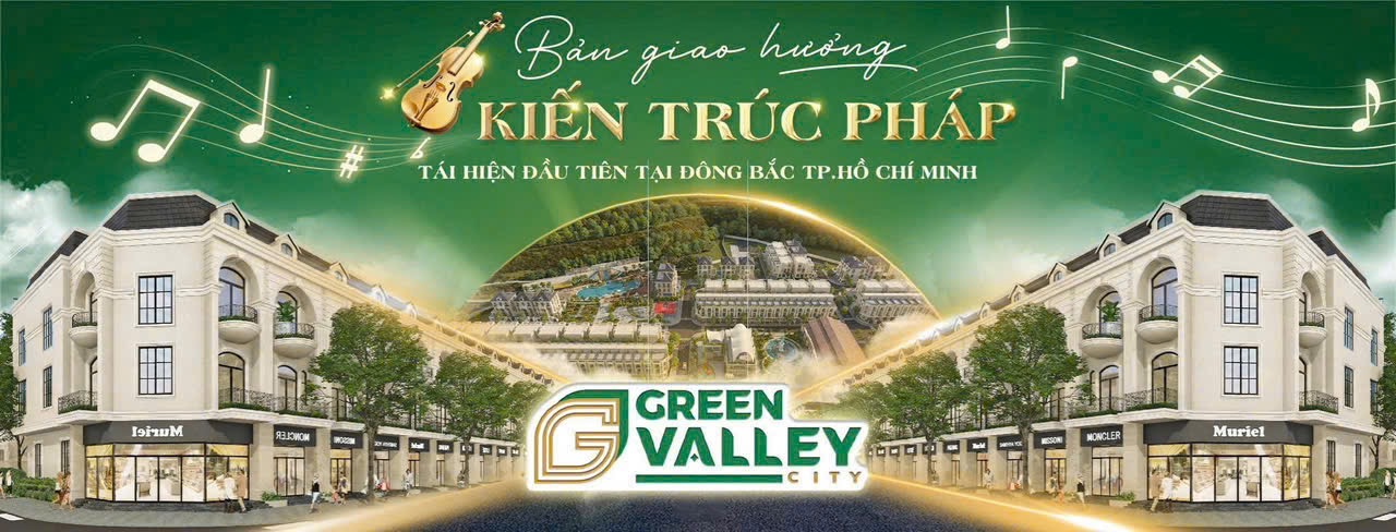 Cần bán Biệt thự dự án Green Valley City, Khu " Compound " phong cách Pháp.