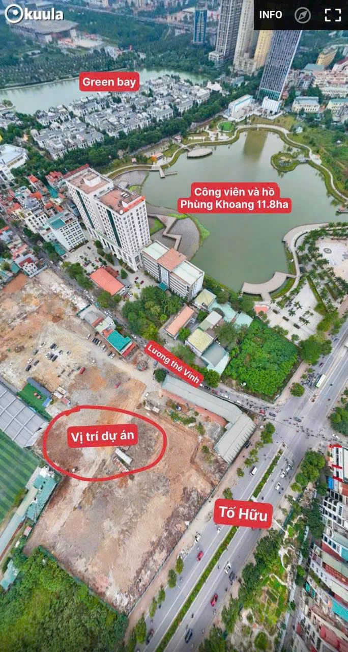 Hàng xóm Vinhomes Green Bay CC Mipec 54 Tố Hữu view hồ Phùng Khoang chỉ từ 112 triệu/m2.0989626116 5
