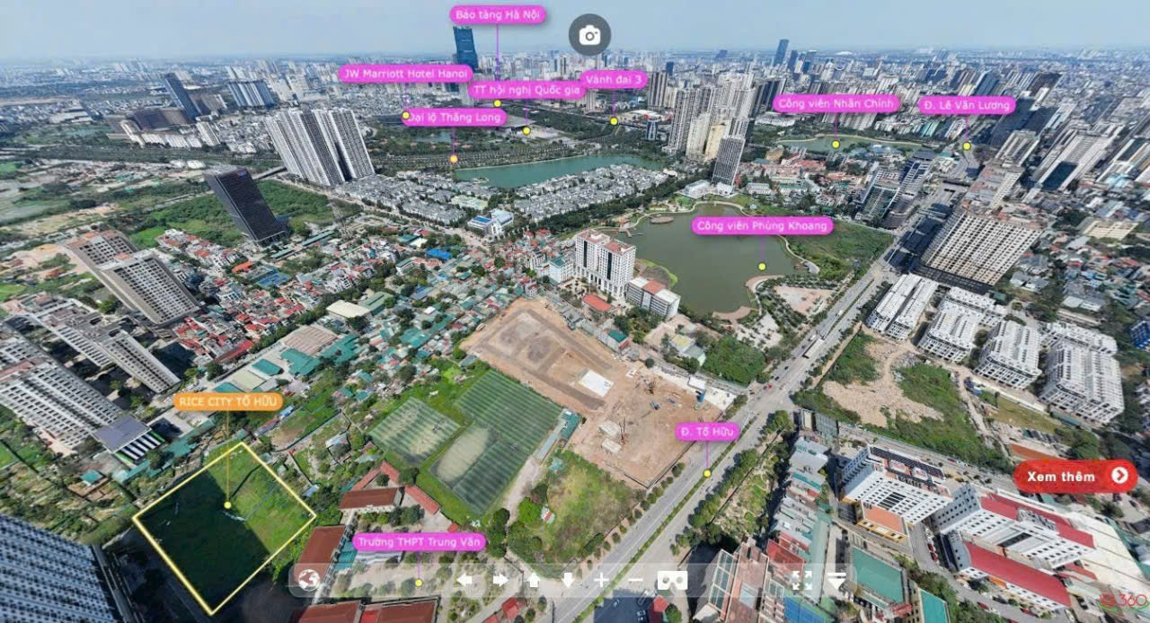 Hàng xóm Vinhomes Green Bay CC Mipec 54 Tố Hữu view hồ Phùng Khoang chỉ từ 112 triệu/m2.0989626116 2