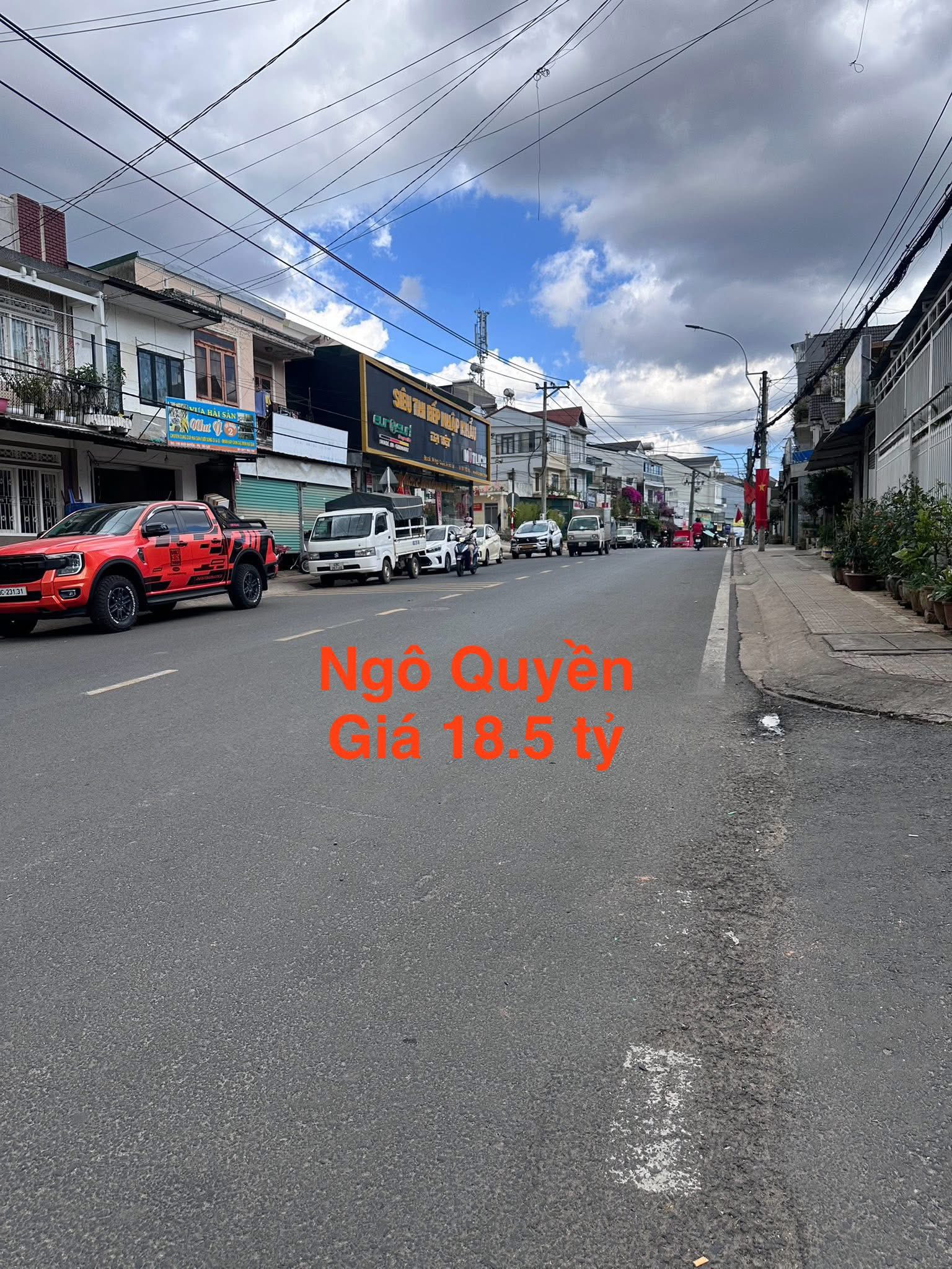 Kẹt Tiền Bán Nhà Ngang 8.2m Mặt Tiền Kinh Doanh Đường Ngô Quyền, Đà Lạt Giá 18.5 Tỷ