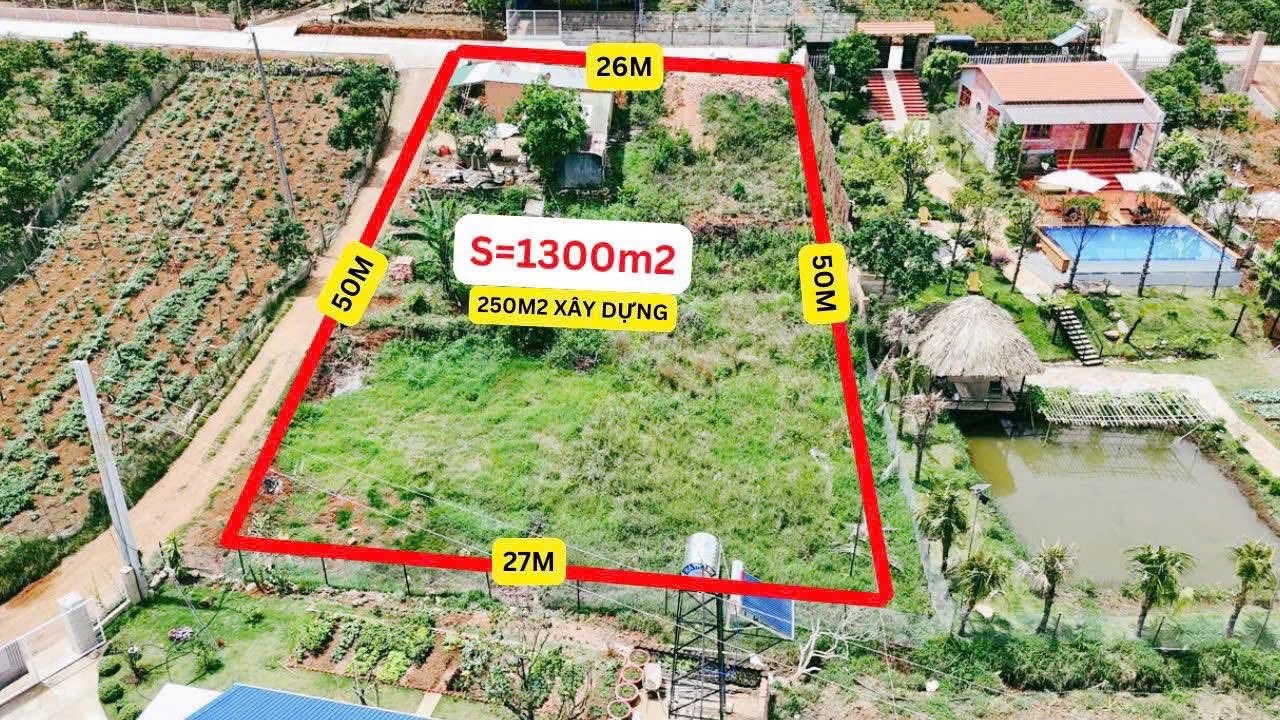 CẦN BÁN GẤP LÔ ĐẤT RỘNG 2 MẶT TIỀN P.CAM LY - ĐÀ LẠT 1390M2 GIÁ CHỈ 8.6 TỶ