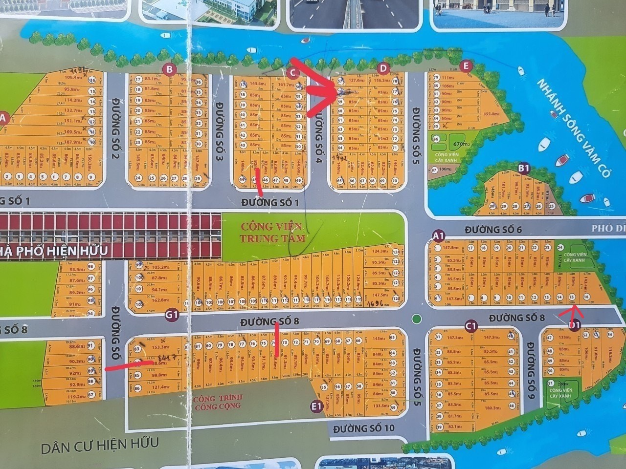 Đất nền 118m2 kdc An Phú giá bán lỗ 700tr đất nền view Sông 5