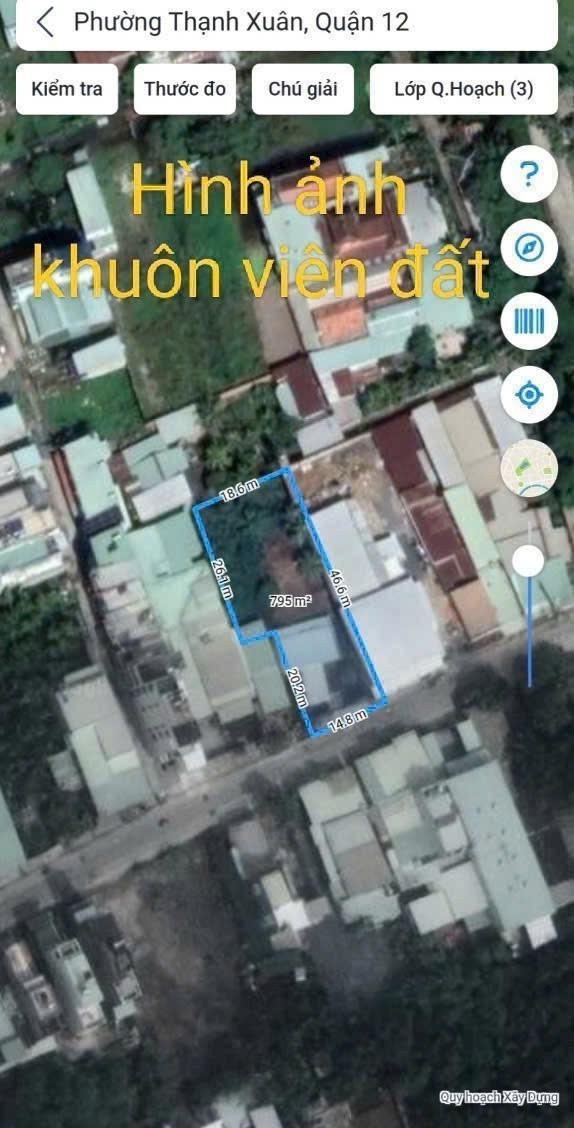 ĐẤT THẠNH XUÂN 52 – 795M² FULL THỔ CƯ – HẬU 18,6M – CHỈ 26 TỶ