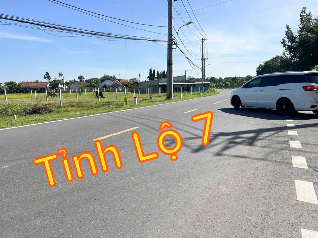 Bán 4 lô đất thổ cư mặt tiền tỉnh lộ 7, xã An Nhơn Tây dt 150m2 giá 1,98 tỷ 1 lô 2