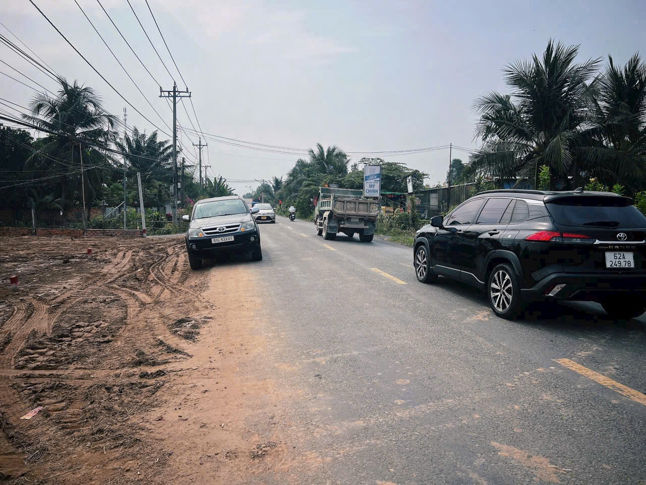 Bán 4 lô thổ cư mặt tiền ĐT 816 , Thạnh Hòa, Bến Lức giá 1,49 tỷ / lô