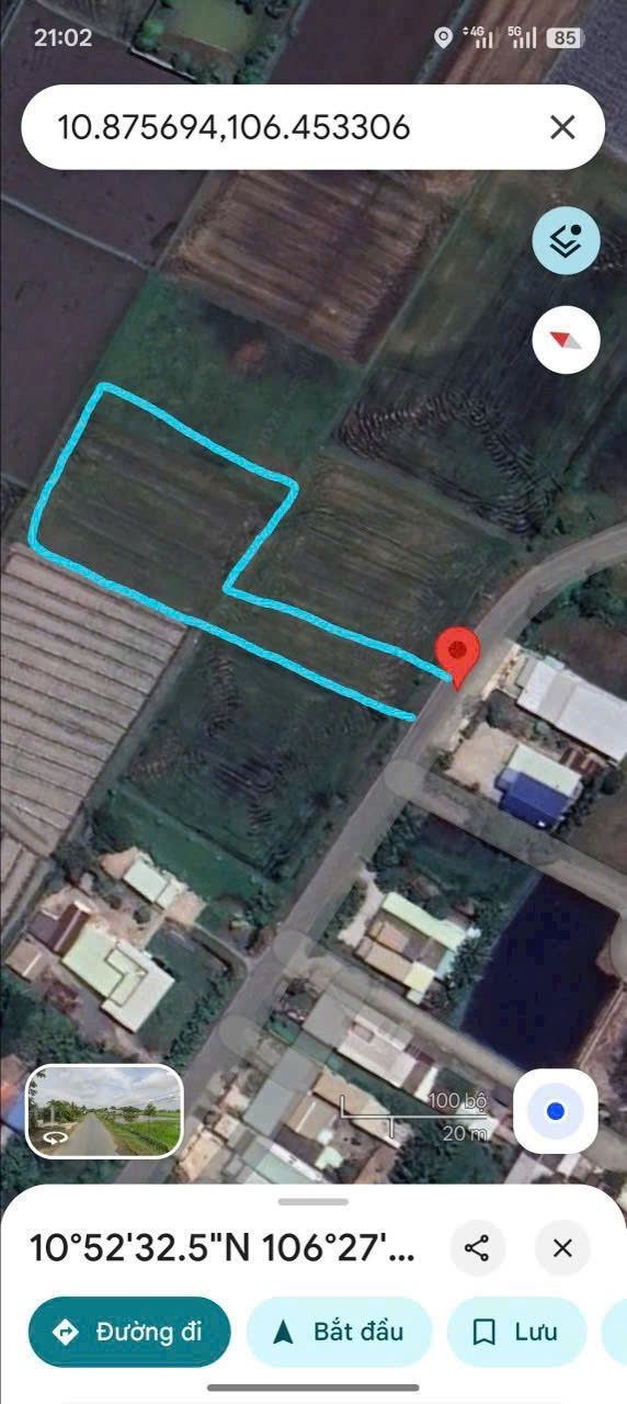 Bán đất mặt tiền đường nhựa xã Đức Hòa Thượng tdt 1700m2 ( 220m2 thổ ) giá 2,85 tỷ 6