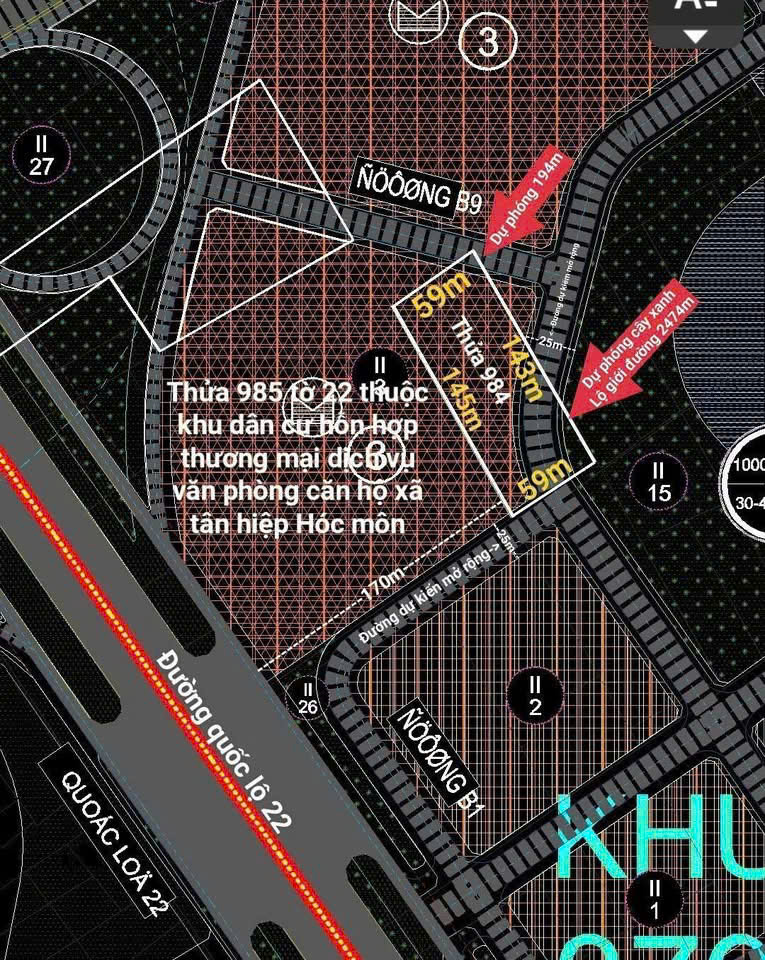 ĐẤT SKC 7.530m² – 1/ QL22 – GIÁ CHỈ 6,8TR/M² XÃ TÂN HIỆP, HÓC MÔN 4