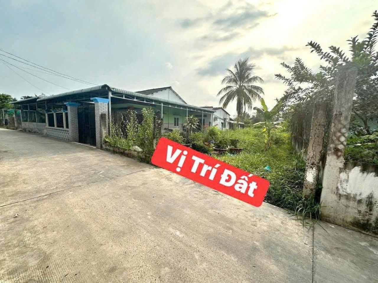 Bán đất thổ cư hẻm beton xe tải Long Định, Cần Đước dt 244,55m2 full thổ giá chốt 1,8 tỷ 2