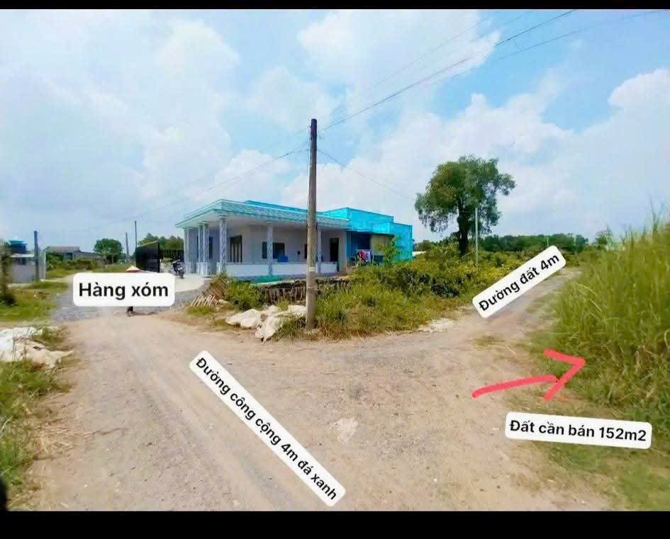 Bán đất thổ cư 2 mặt tiền Nhựt Chánh , Bến Lức dt 152m2 giá 750 triệu 3