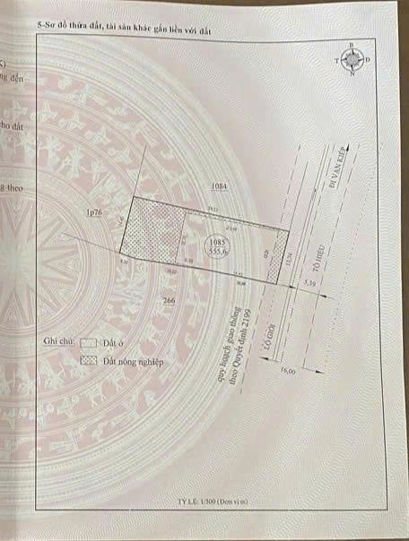 Bán 555m2 đất có 13,7m mặt tiền đường tô hiệu Phường 7 TP ĐÀ LẠT 5