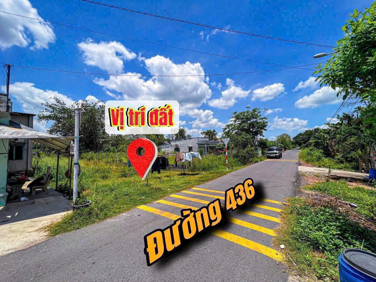 Bán đất mặt tiền đường 436, Phú Hòa Đông dt 460,3m2 full thổ giá 4,2 tỷ