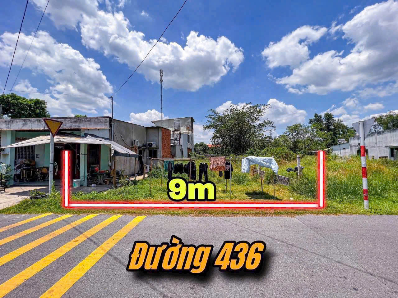 Bán đất mặt tiền đường 436, Phú Hòa Đông dt 460,3m2 full thổ giá 4,2 tỷ 3