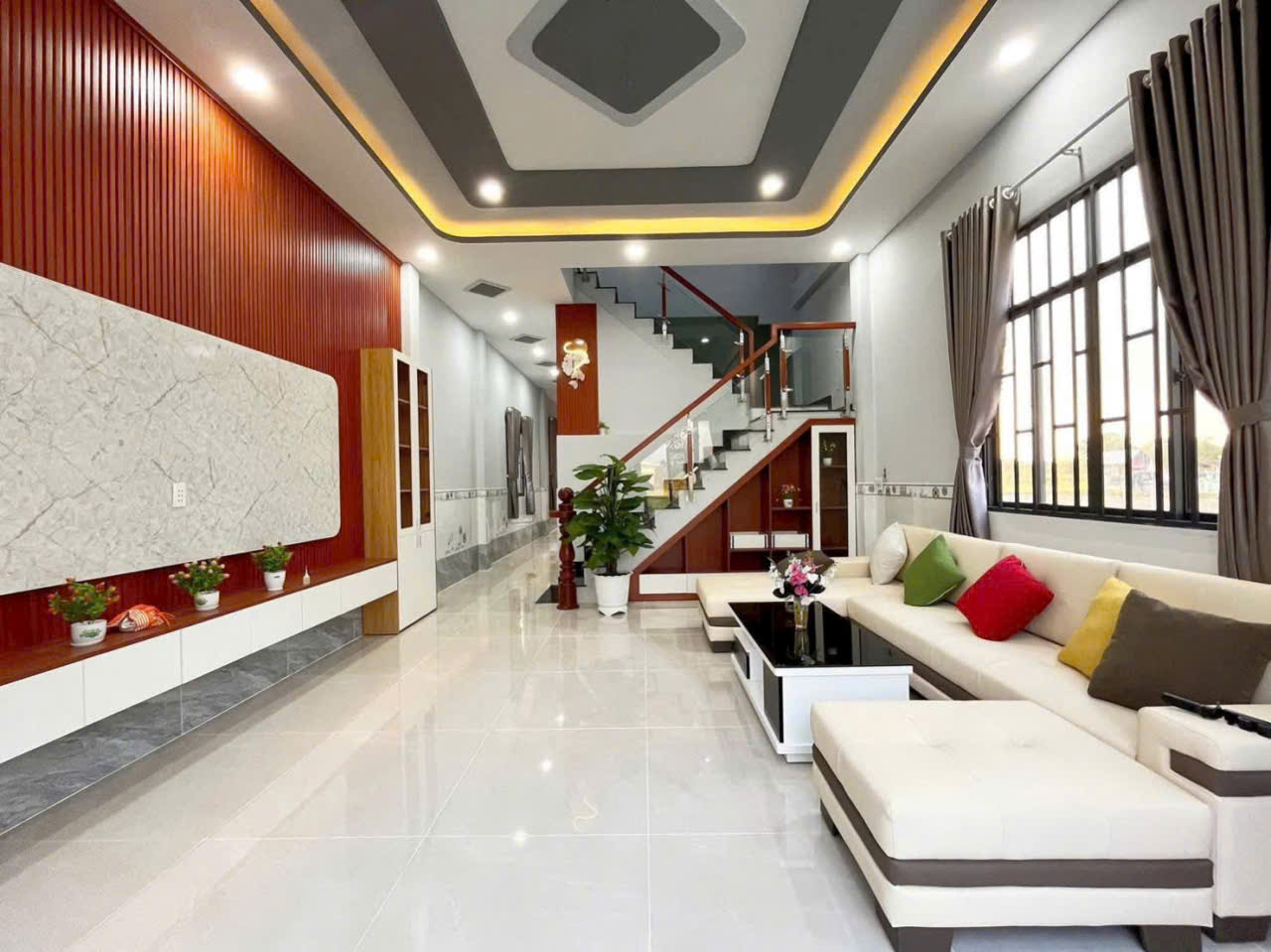 Bán nhà mặt tiền Rừng Dầu, Mỹ Hạnh Bắc dt 175m2 đã hoàn công , 1 lầu ,3pn 3wc giá 3,8 tỷ 7