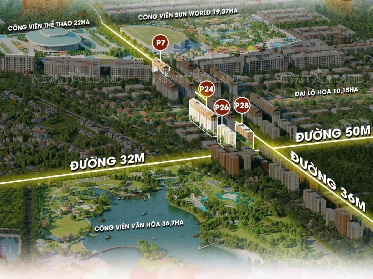 CHÍNH THỨC MỞ BÁN TOÀ P24 & P26 – PARK RESIDENCE  SUN URBAN CITY 2