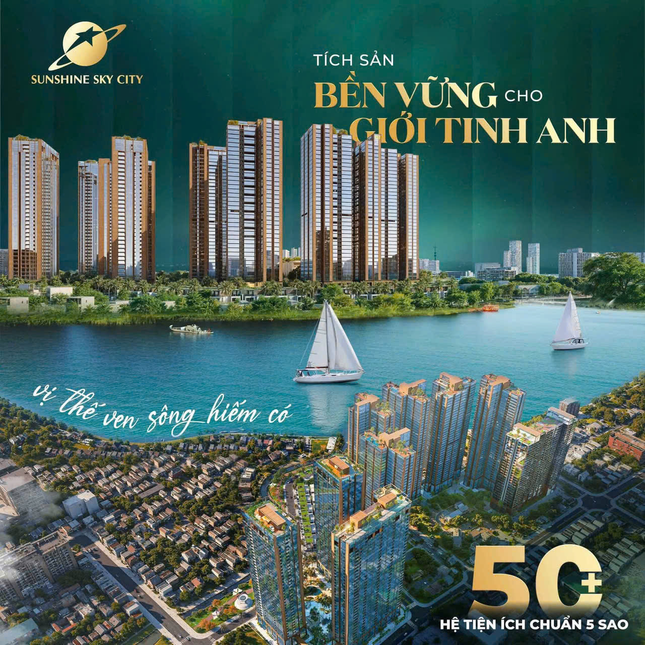 Giữ chỗ V8,V9 Sunshine Sky City được hưởng chiết khấu 1% booking sớm với giá từ 98 triệu/m2
