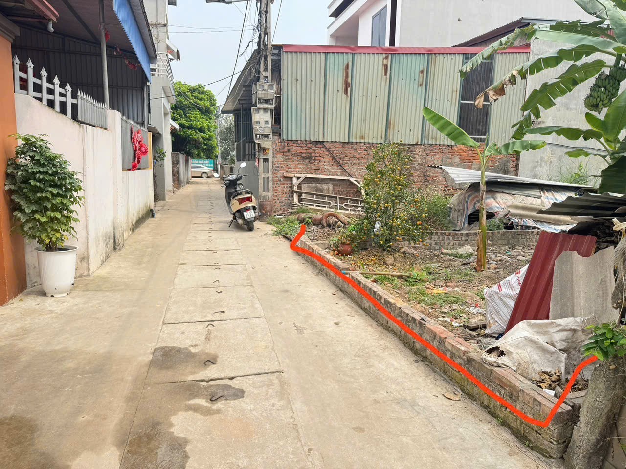 Bán 66m đất thôn Phù Trì, Kim Hoa, Mê Linh. Full thổ cư, đường thông, ô tô ra vào 2