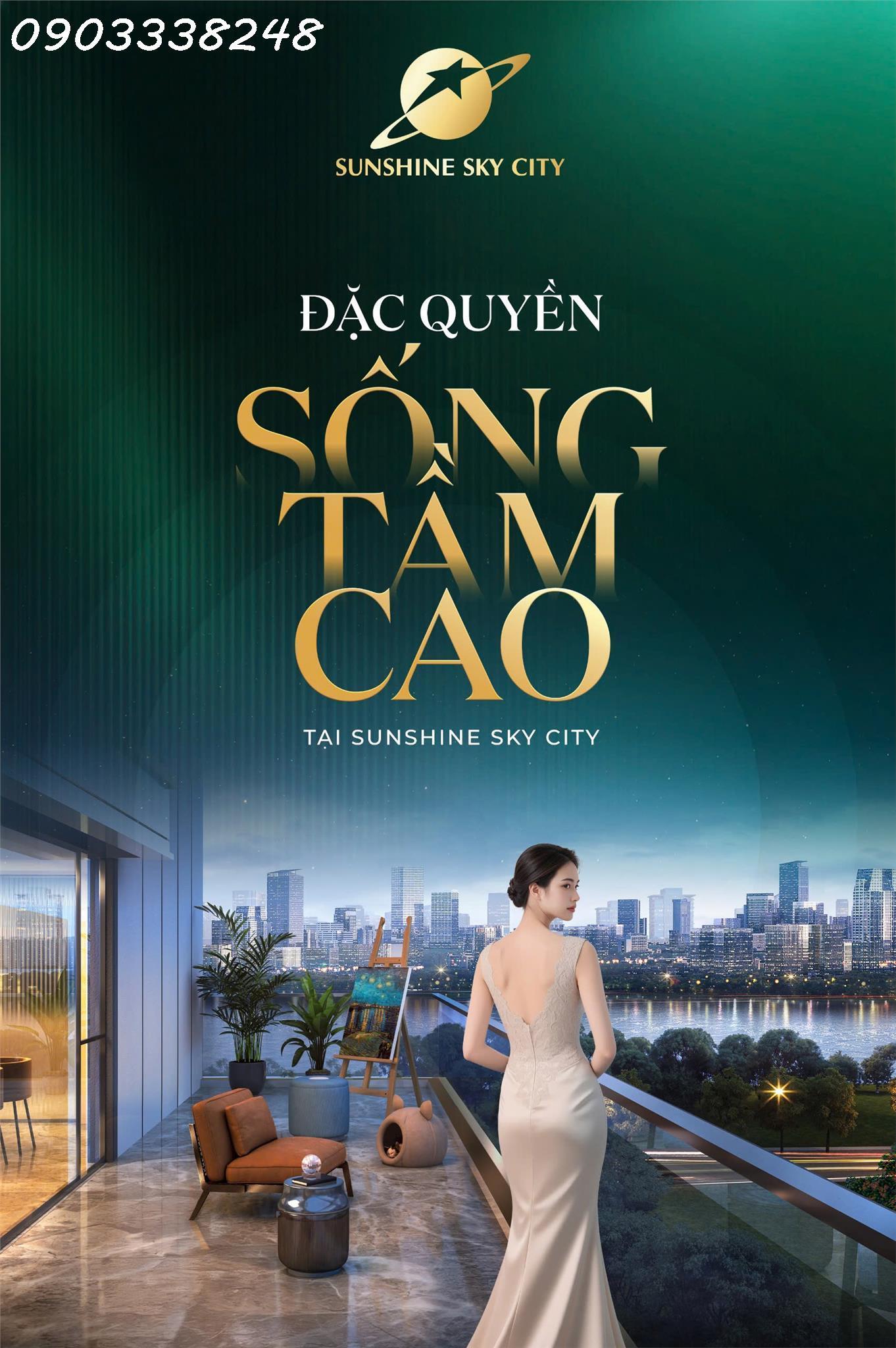 Giữ chỗ V8,V9 Sunshine Sky City được hưởng chiết khấu 1% booking sớm với giá từ 98 triệu/m2 3