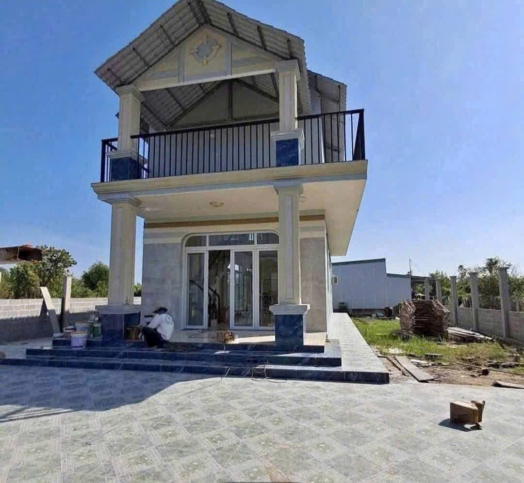 Bán nhà vườn tdt 1276,5m2 chưa thổ xã Bình Đức 1 lửng 2pn,2wc giá chốt 2,8 tỷ 4