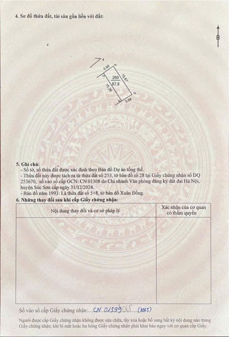 CẦN BÁN LÔ ĐẤT VỊ TRÍ CỰC TIÊM NĂNG , SÁT ĐƯỜNG TỈNH LỘ 418  ,DT - 87,8 M FUN THỔ CƯ  GIÁ NHỈNH 2 5