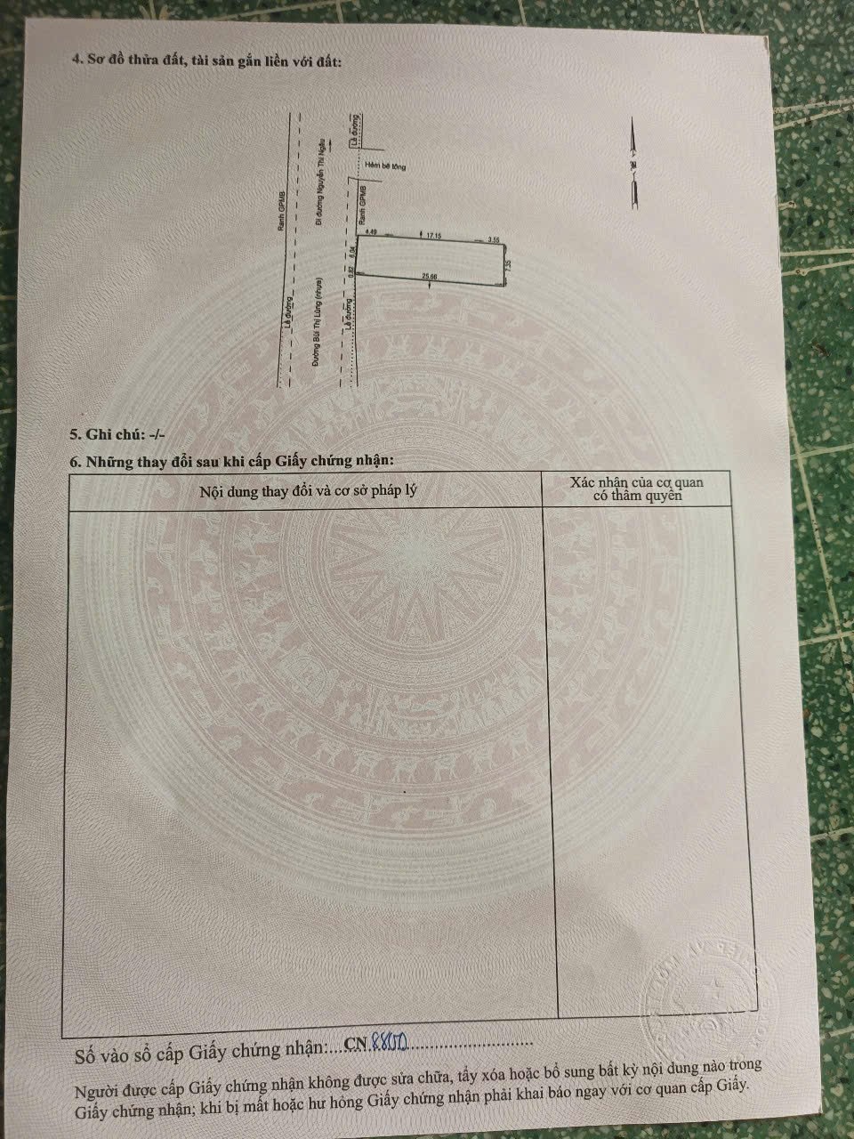 ĐẤT (7X26) MẶT TIỀN BÙI THỊ LÙNG – NGANG 7M – GẦN NGUYỄN THỊ NGÂU, HM 4