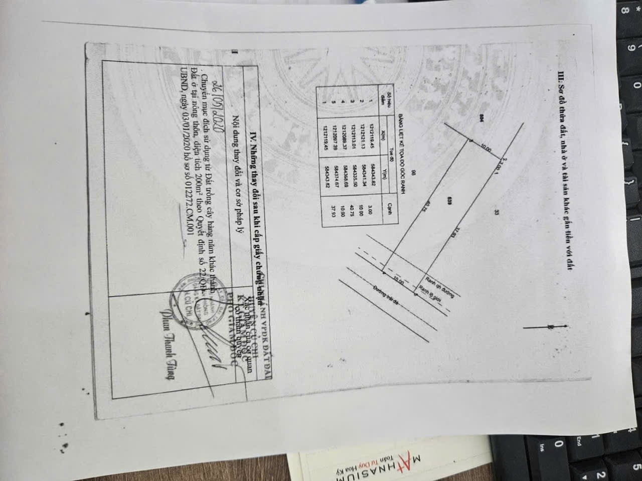 Bán đất mặt tiền Trần Quang Đạo , Tân Thông Hội dt 409m2 (200m2) giá 5,7 tỷ 4