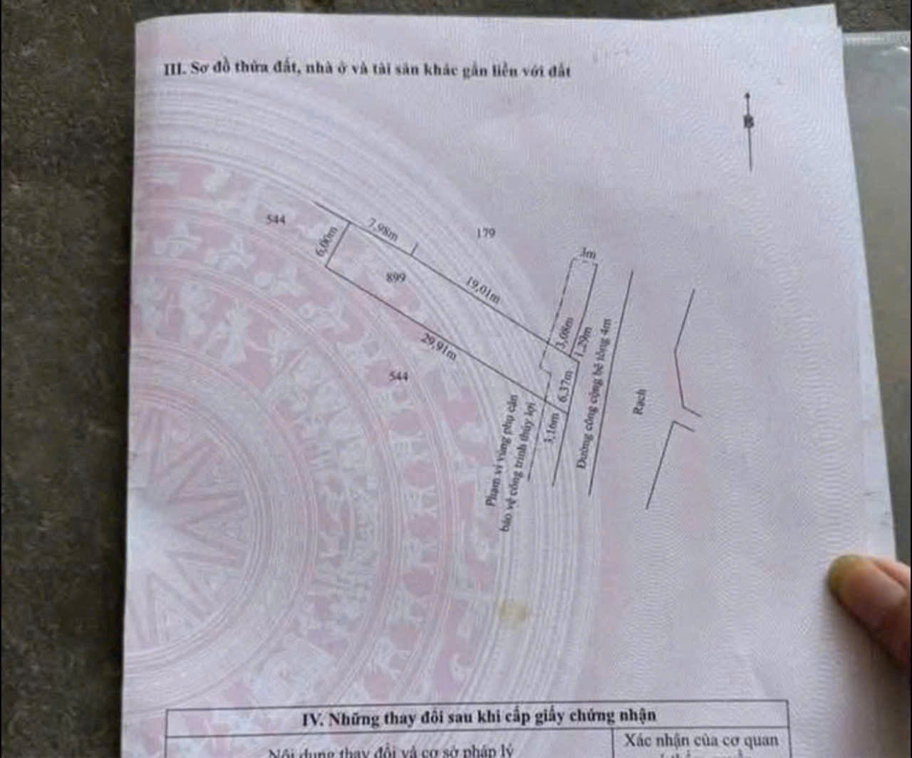 Bán đất mặt tiền beton Bà Lư, xã Thạnh Đức dt 240m2 (200m2 thổ) giá 1,1 tỷ 2