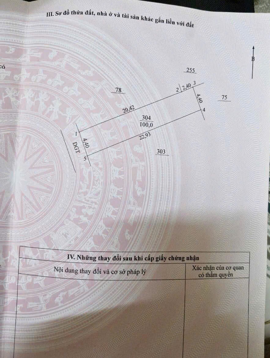 100m đất đường thông ô tô vào nhà tại Tiên Tân - Hồng Hà - Đan Phượng