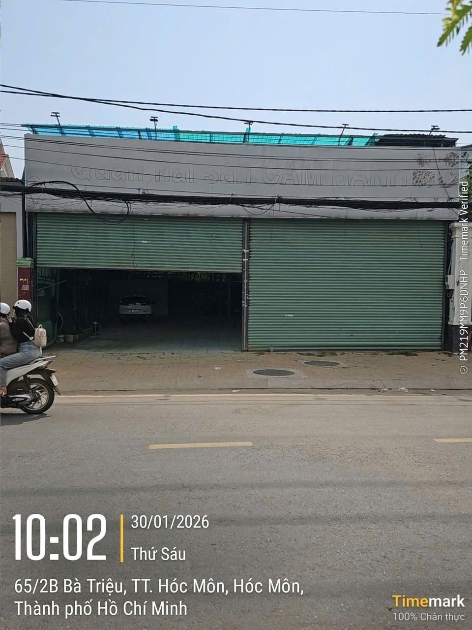 XƯỞNG MẶT TIỀN BÀ TRIỆU – GẦN BV HÓC MÔN – QUỸ ĐẤT LỚN HIẾM