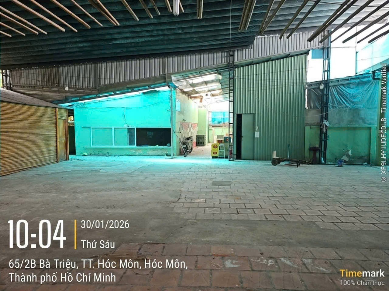 XƯỞNG MẶT TIỀN BÀ TRIỆU – GẦN BV HÓC MÔN – QUỸ ĐẤT LỚN HIẾM 2