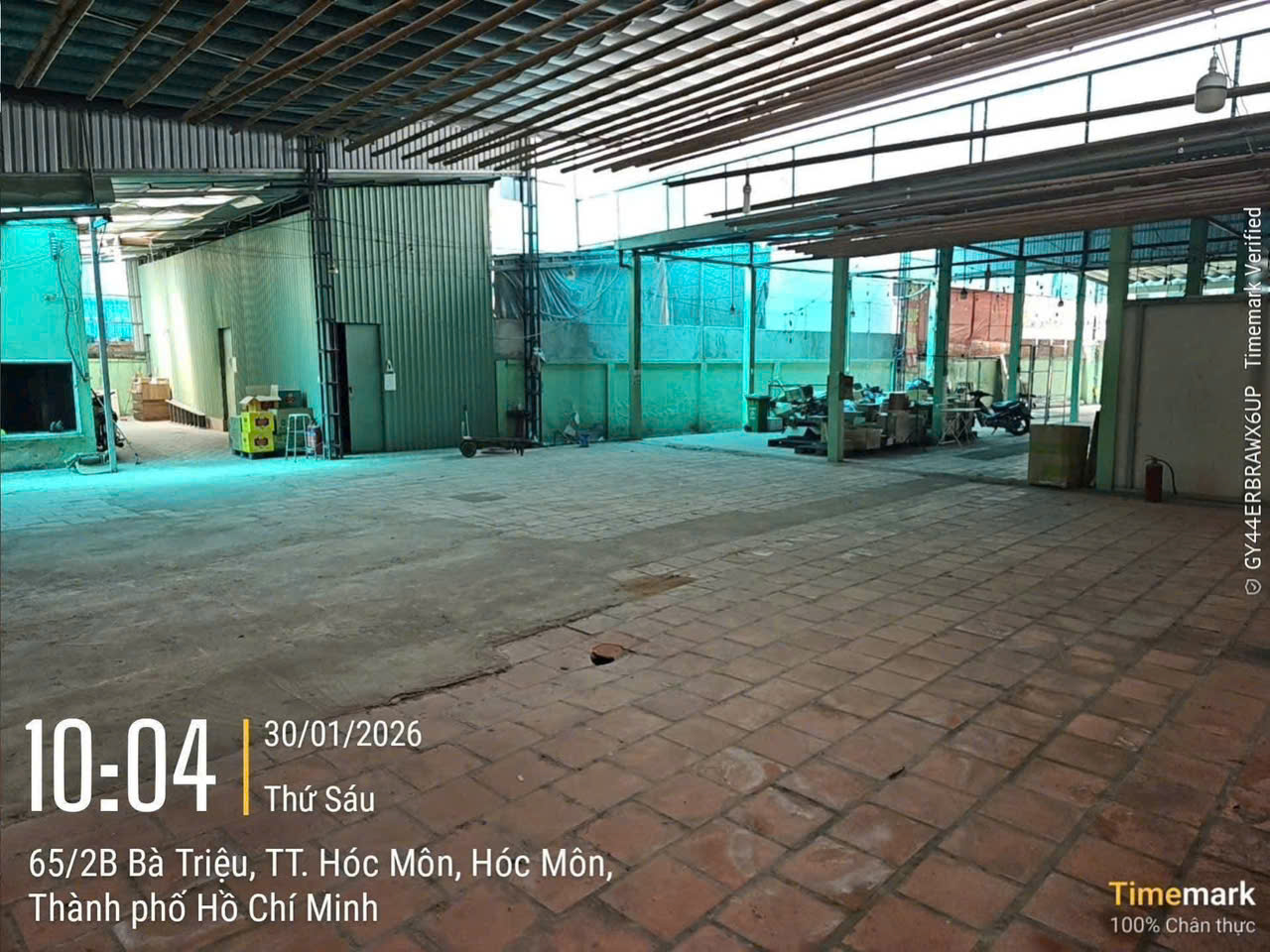 XƯỞNG MẶT TIỀN BÀ TRIỆU – GẦN BV HÓC MÔN – QUỸ ĐẤT LỚN HIẾM 5