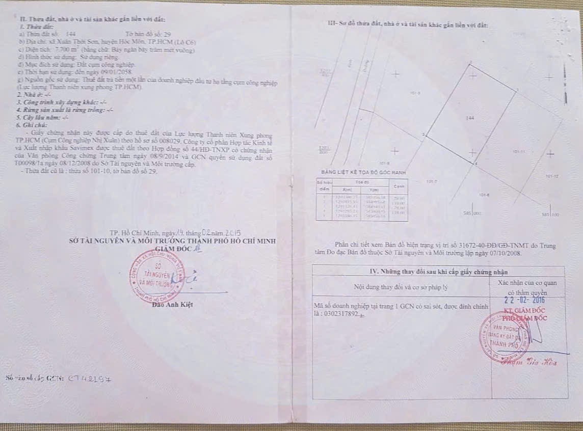 ĐẤT SKC 7.000M² – ĐƯỜNG CONTAINER – XÂY XƯỞNG NGAY TẠI HÓC MÔN