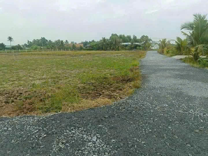 Bán đất view kênh góc 2 mt đường đá xanh 3m Phước Vân , Cần Đước dt 591m2 full thổ giá 2 tỷ 3