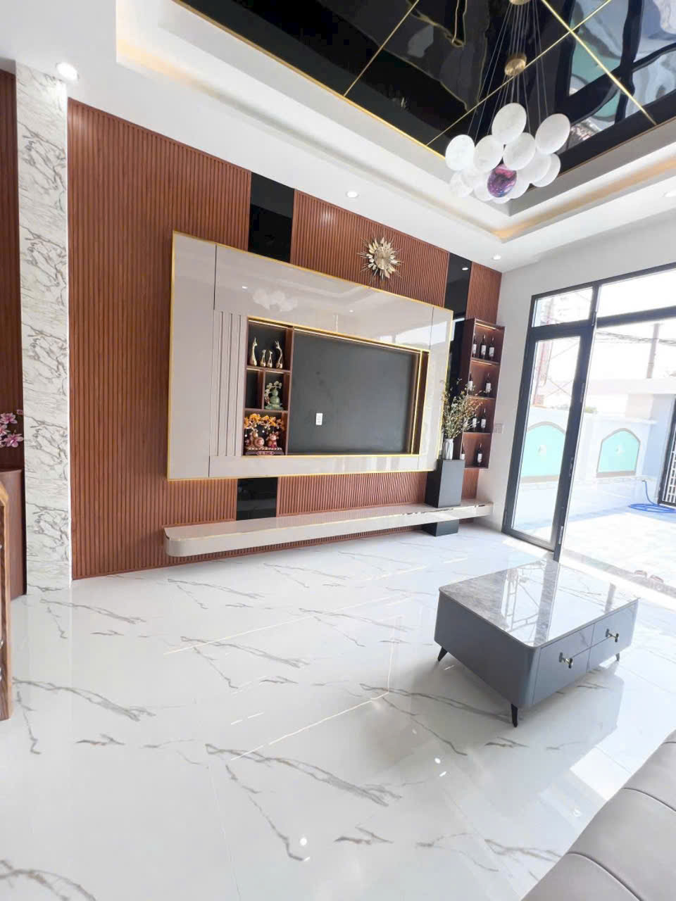 Bán 6 căn nhà xây đồng bộ mt đường Lê Thị Ty, Long Thượng dt 144m2 1 lầu,3pn,2wc giá 3,45 tỷ/căn 5