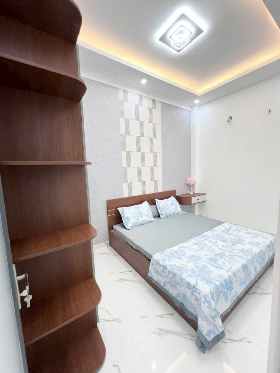 Bán 6 căn nhà xây đồng bộ mt đường Lê Thị Ty, Long Thượng dt 144m2 1 lầu,3pn,2wc giá 3,45 tỷ/căn 9