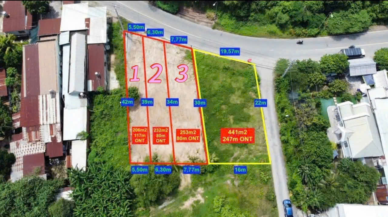 Bán 3 lô đất liền kề mặt tiền Nguyễn Văn Khạ, Tân An Hội giá 2,3 tỷ/lô 2