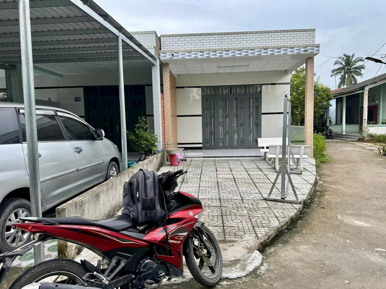 Bán nhà giá rẻ xã Tân Bình , Tân Trụ dt 125m2 full thổ hướng Bắc 2pn,1wc giá 950 triệu 4