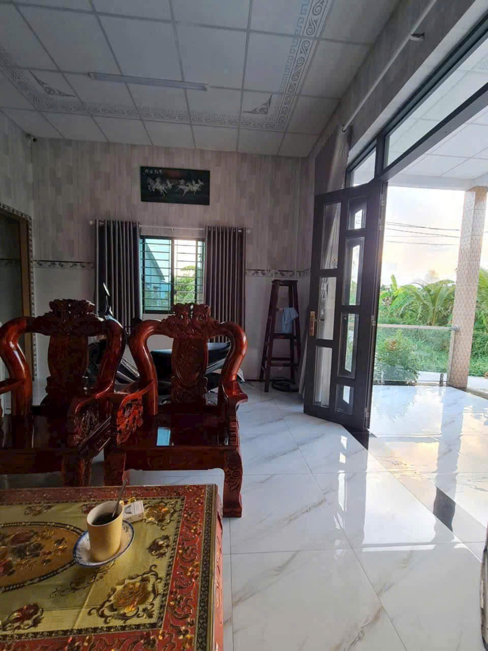 Bán nhà giá rẻ xã Tân Bình , Tân Trụ dt 125m2 full thổ hướng Bắc 2pn,1wc giá 950 triệu 6