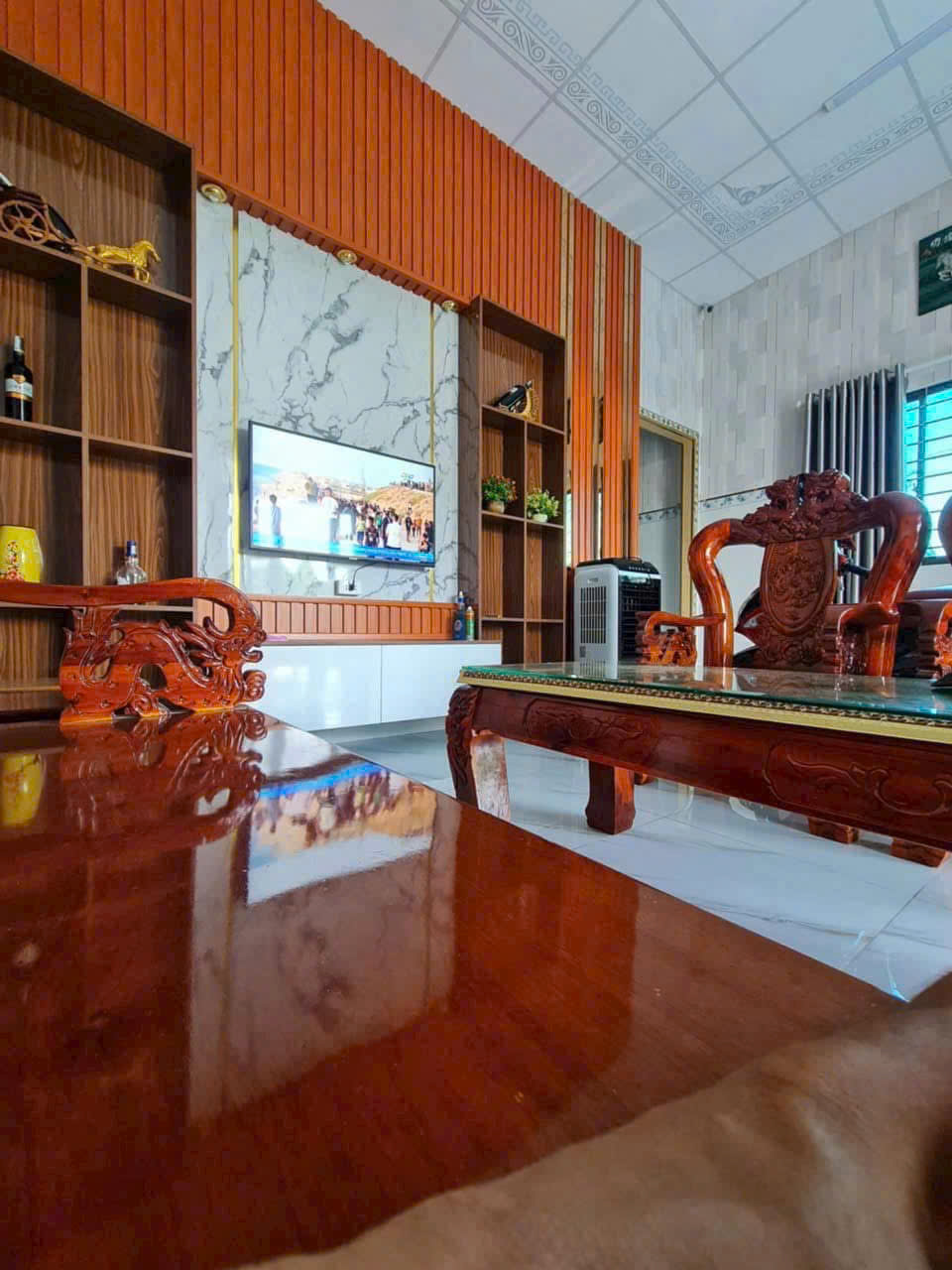 Bán nhà giá rẻ xã Tân Bình , Tân Trụ dt 125m2 full thổ hướng Bắc 2pn,1wc giá 950 triệu 10