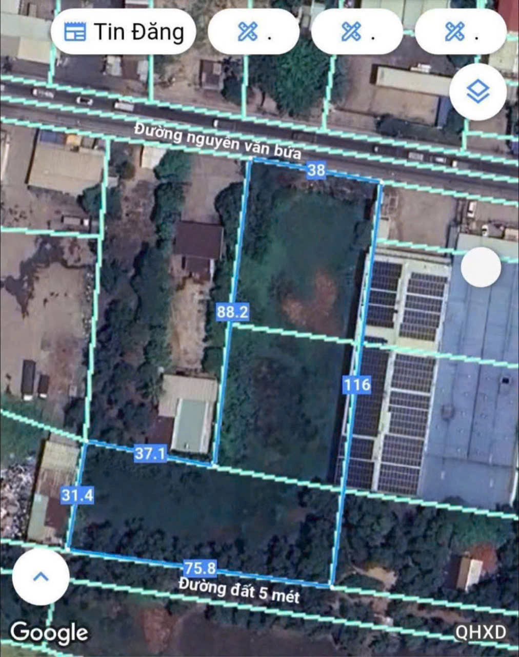 SIÊU ĐẤT 2 MẶT TIỀN NGUYỄN VĂN BỨA – NGANG 38M NỞ HẬU 76M CỰC HIẾM 2