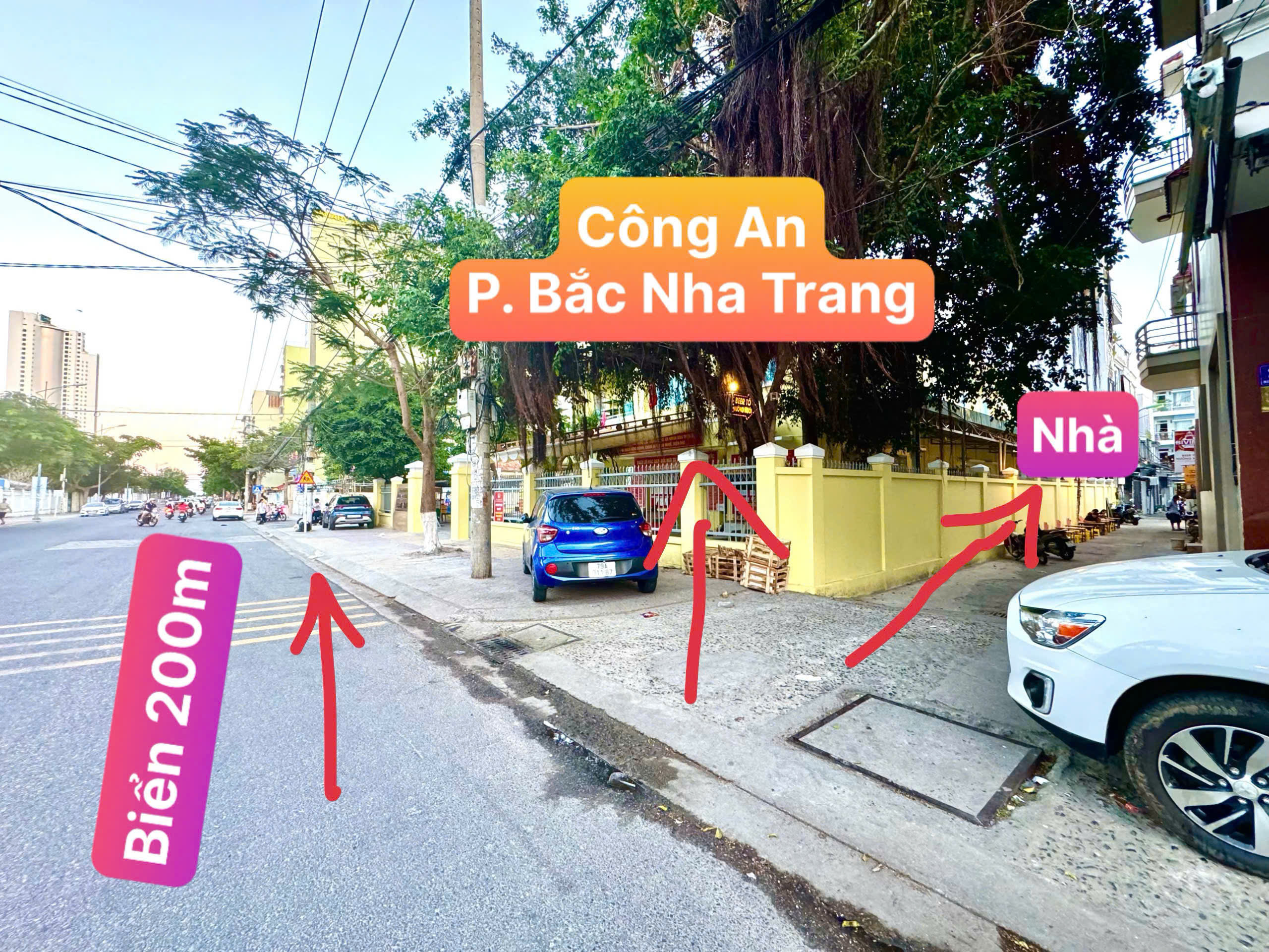 BÁN NHÀ HẺM OTO THÔNG CÁCH BIỂN CHỈ 350m, NGAY CÔNG AN PHƯỜNG BẮC NHA TRANG. ZÁ 5tỷ5. 3