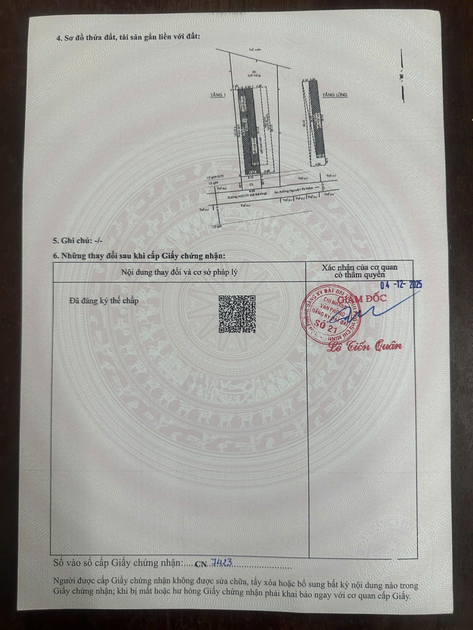 NHÀ C4 + 8 PHÒNG TRỌ MẶT TIỀN TAM ĐÔNG 23 – DÒNG TIỀN 30TR/THÁNG