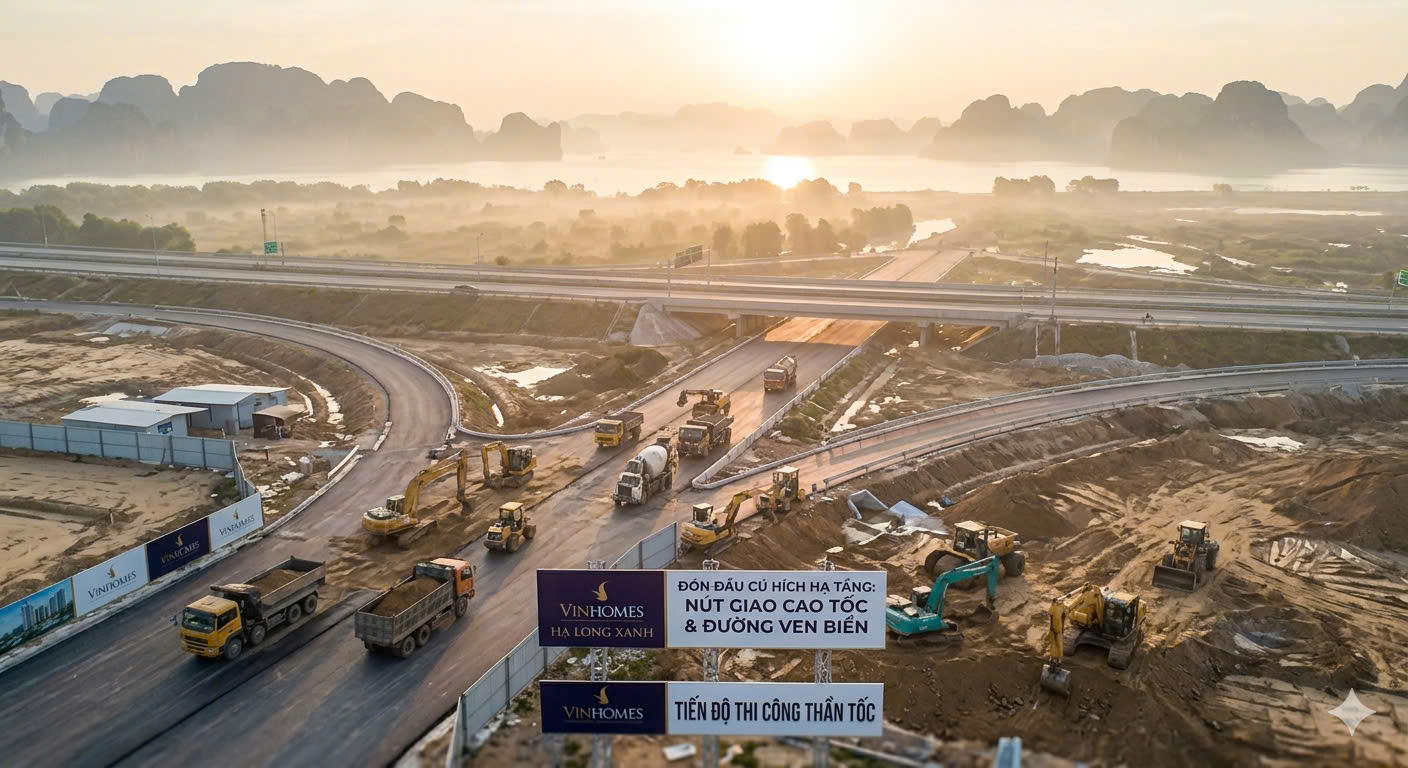 VINHOMES HẠ LONG XANH – ĐÓN SÓNG HẠ TẦNG, ĐÓN ĐẦU CHU KỲ TĂNG TRƯỞNG 7