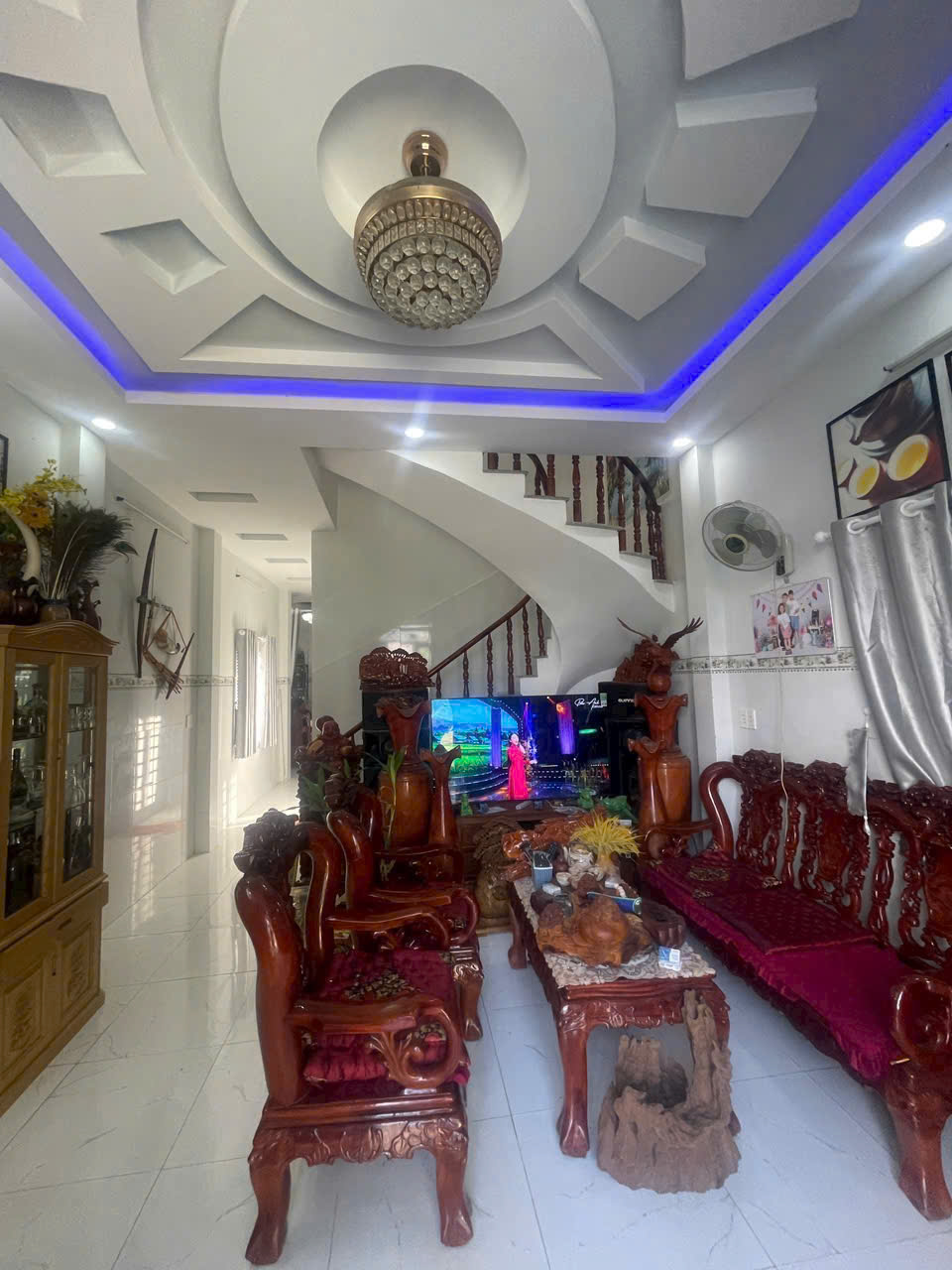 Bán biệt thự góc 2 mt xã Long Cang, Cần Đước 1 lầu 3pn 2wc dt 251m2 giá 5,2 tỷ 5