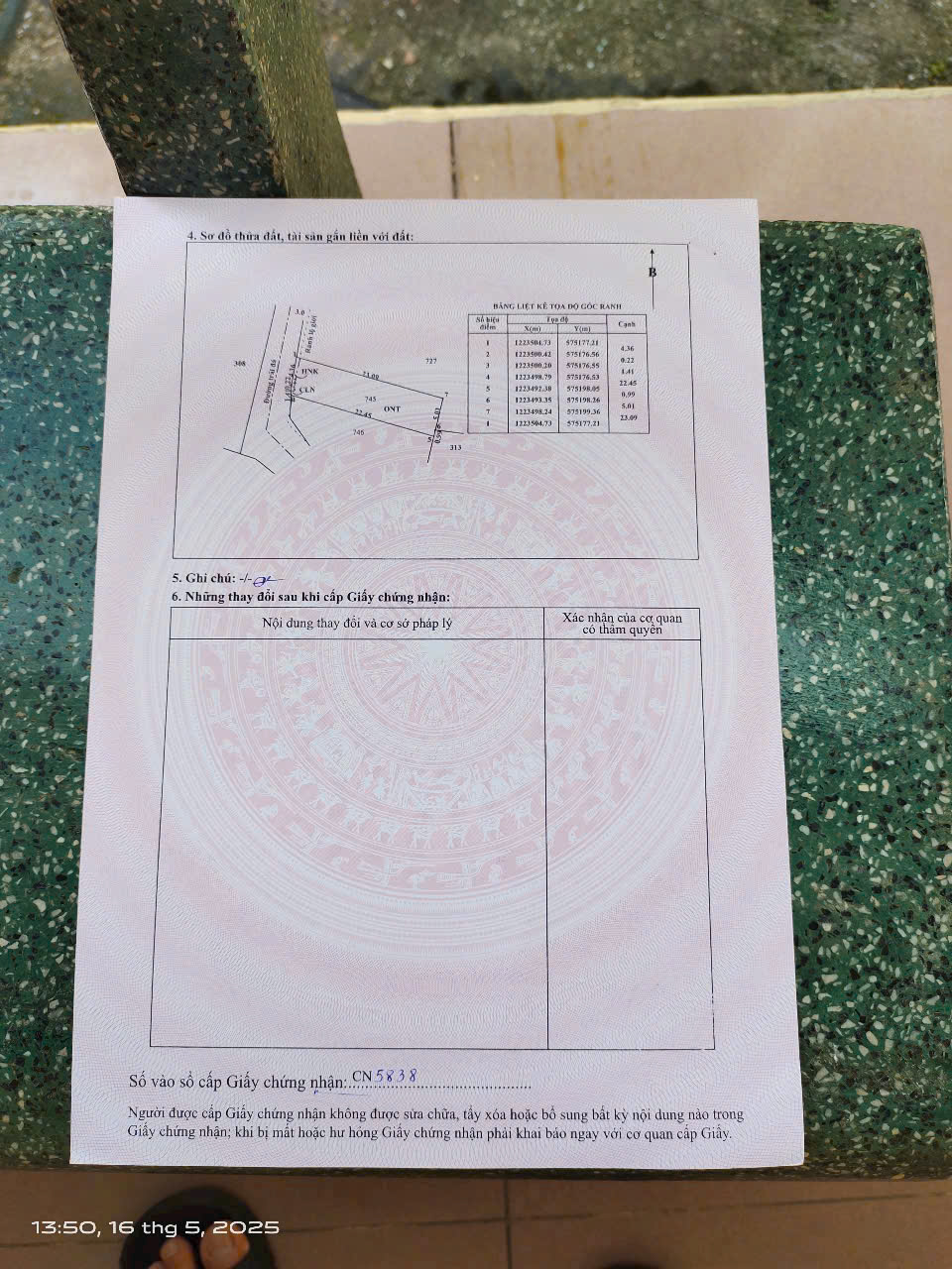 Bán 2 nền thổ cư hẻm đá xanh xe oto xã Trung Lập Thượng dt 132m2 giá 1,1 tỷ / lô 3