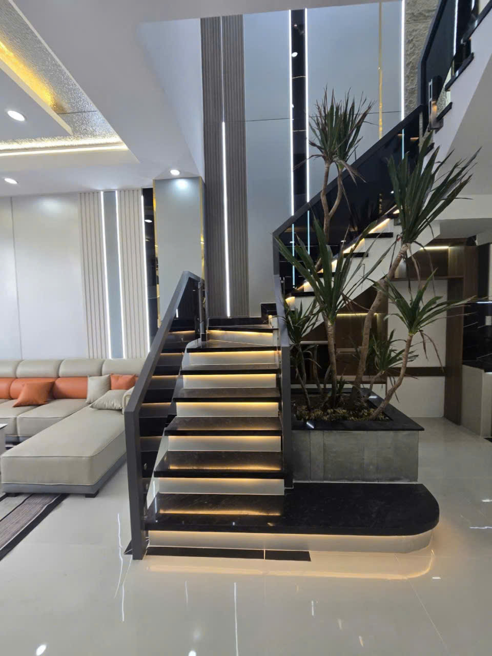 Bán Villa sân vườn kế chợ Long Thượng dt 198m2 , 1 lầu , 3pn,3wc giá 4,6 tỷ 8