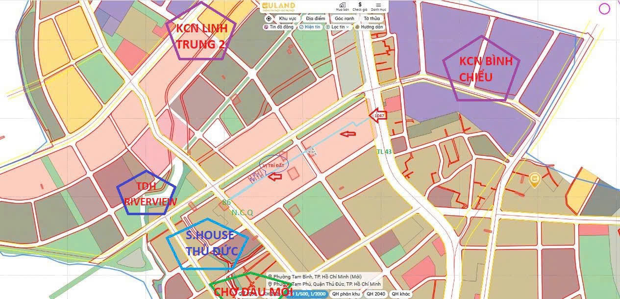 Cần bán Đất Phường Tam Bình, Thủ Đức, Diện tích 139m², Giá Thương lượng