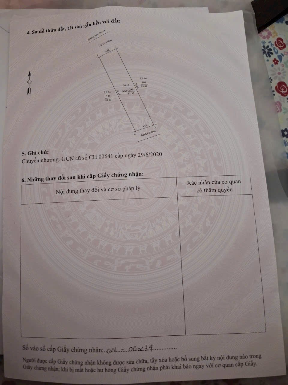 Bán lô đất khu chia lô quân đội Cẩm Khê, Tứ Minh, TP HD, 91.87m2, mt 4.5m, đường 17.5m 3