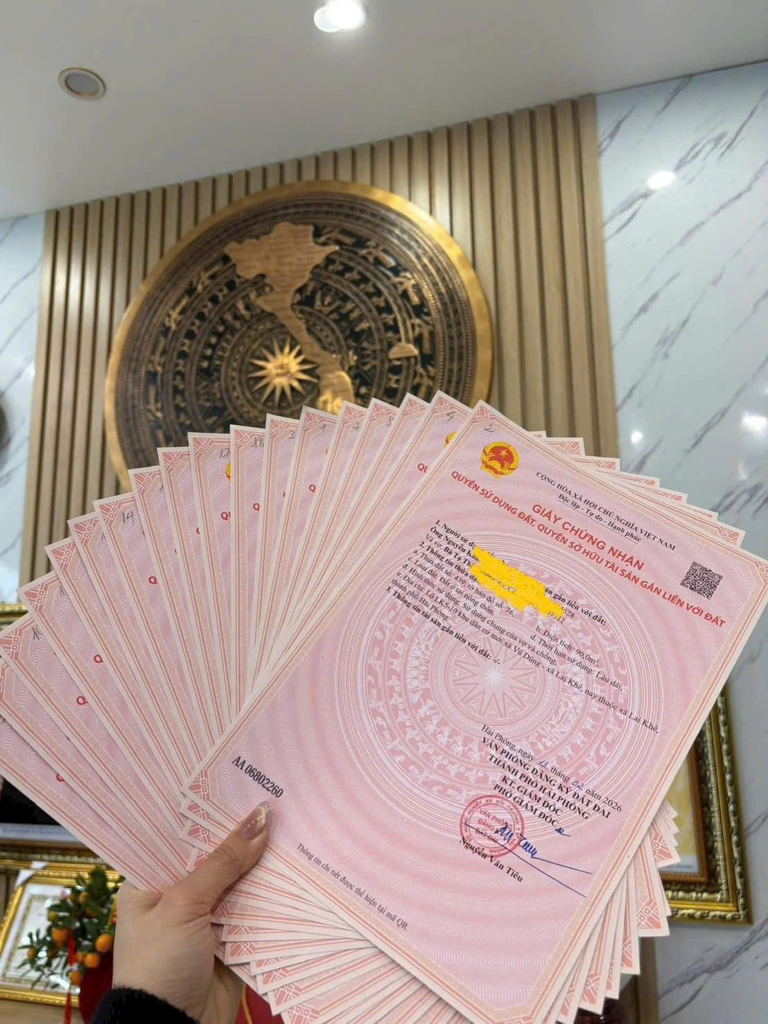 Bán lô đất mặt đường đôi 27m KDC Cổ Dũng, Kim Thành, Hải Dương, 85m2, mt 5m, hiếm 2