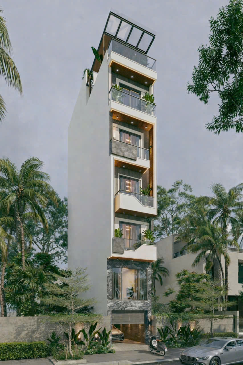 NHÀ ĐẸP KHU PHÂN LÔ QUÂN ĐỘI 918 PHÚC ĐỒNG LONG BIÊN - XÂY 7 TẦNG THANG MÁY.