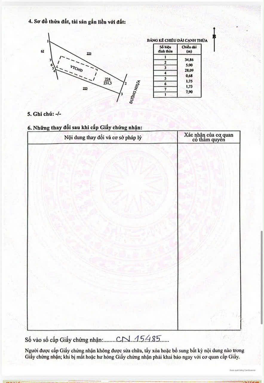 Cần bán Đất đường Võ Văn Kiệt, Thị trấn Phước Hải, Diện tích 132m², Giá 1 Tỷ 2